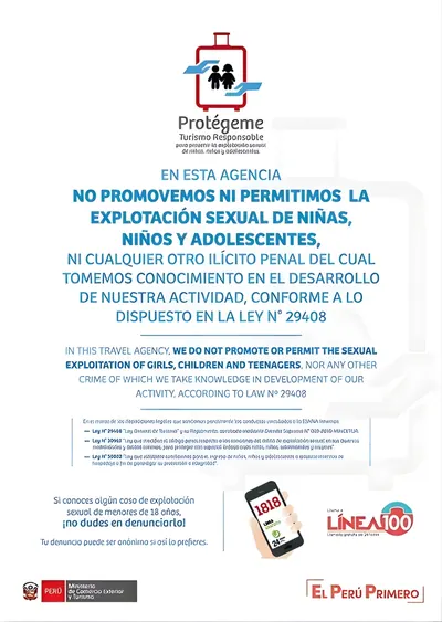 Afiche de la campaña Protégeme contra la explotación sexual infantil