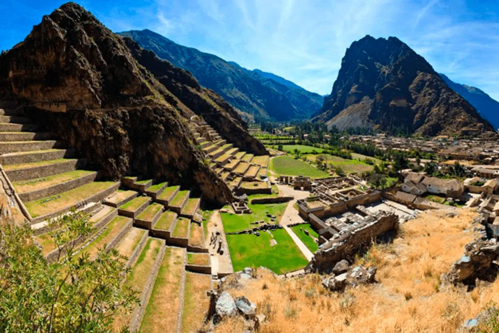 Andenes incas de Ollantaytambo